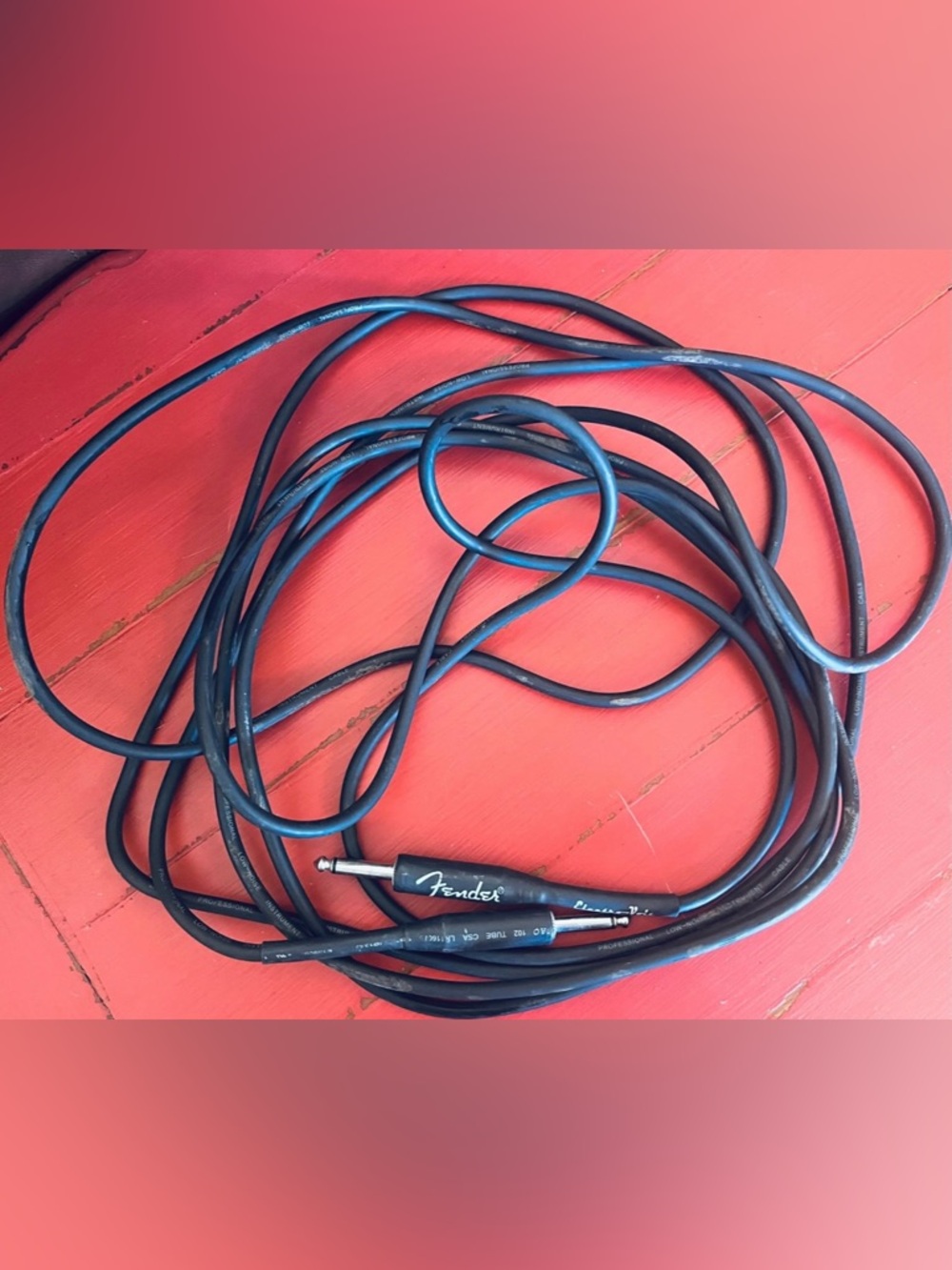 Fender Electro Volt 18 Ft Professional Low Noise Instrument Cable